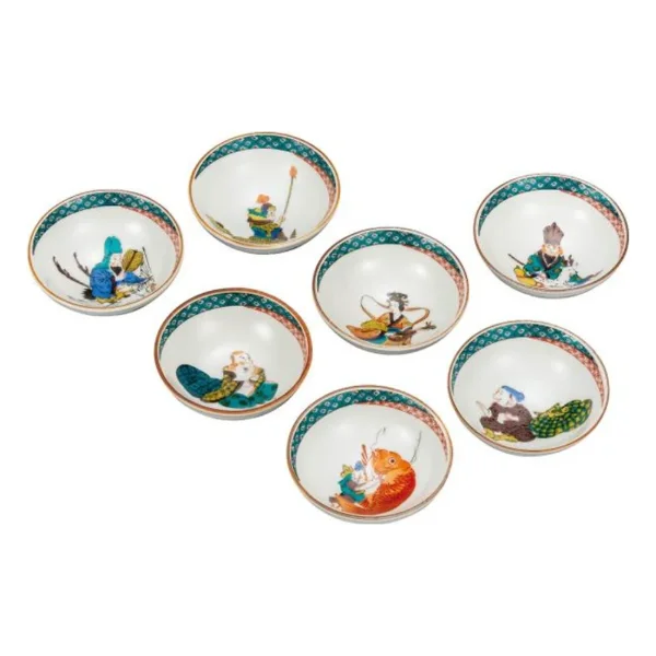Kutani Ware Sake Cups (Sakazuki) – Sets & Artist Piece