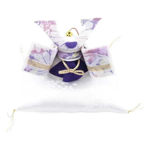 Chirimen & Wooden Mini Kabuto – Japanese Children's Day Ornaments