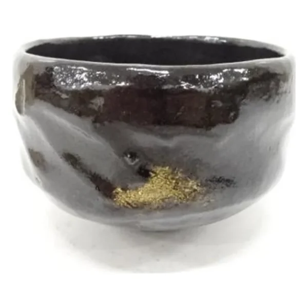 Black Raku Tea Bowl "Fukuju" by Sasaki Shoraku (松楽), Box Inscribed by a Daitokuji Priest