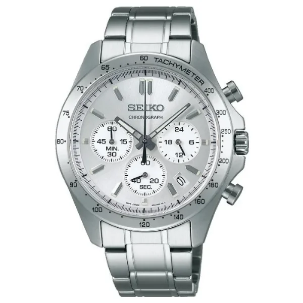 SEIKO SELECTION Quartz Chronograph SBTR009 – Silver Dial
