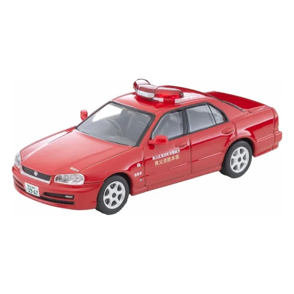 Tomica Limited Vintage Nissan Skyline 4-door Sports Sedan GT Fire Command Car, Chichibu Fire Dept.