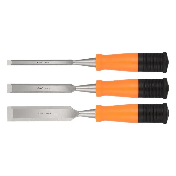 Takagi M&M Woodworking Chisel Set, Regular, 3 Pieces (9 / 15 / 24 mm)