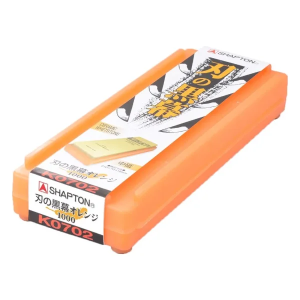 Shapton Ha no Kuromaku Ceramic Whetstone #1000 (Medium, Orange, K0702)