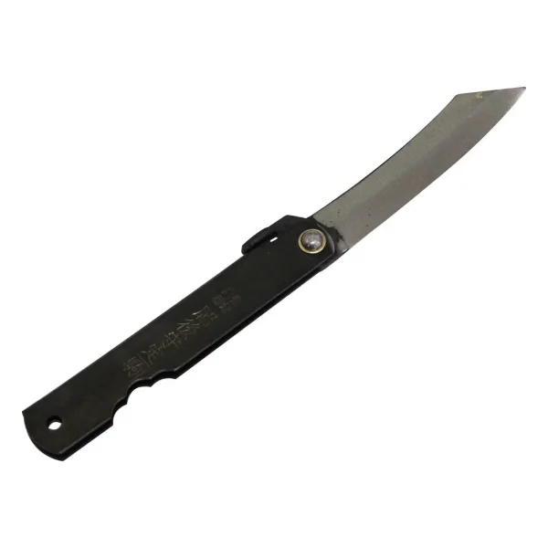 Higonokami Folding Knife, Chrome, All-Steel, Medium (Blade approx. 65 mm)