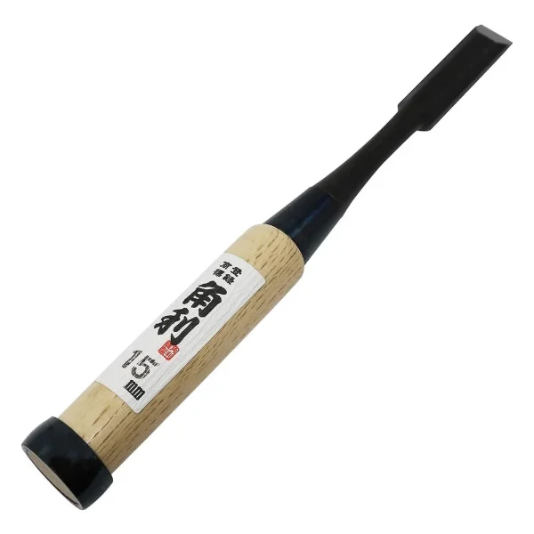 KAKURI Oire Nomi Bench Chisel, Chamfered, White Oak Handle (Single, 3–42 mm)