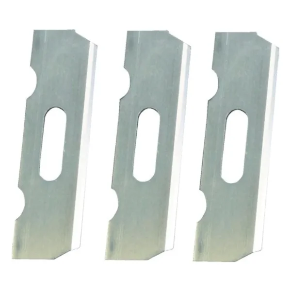 KAKURI Replacement Blades for Replaceable-Blade Hand Plane, 3 Pieces (30–70 mm)